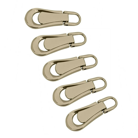 Xihbxyly Juego de Tiradores de Cremallera Universales, Diseño Metálico Desmontable, Repuesto Duradero para Equipaje, Chaquetas y Bolsos, Uso Multifuncional, Ideal para Viajes y Actividades Al Aire Li