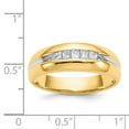 thumbnail image 5 of Finest Gold 14K Yellow Gold Diamond Mens Ring - Size 10, 5 of 5