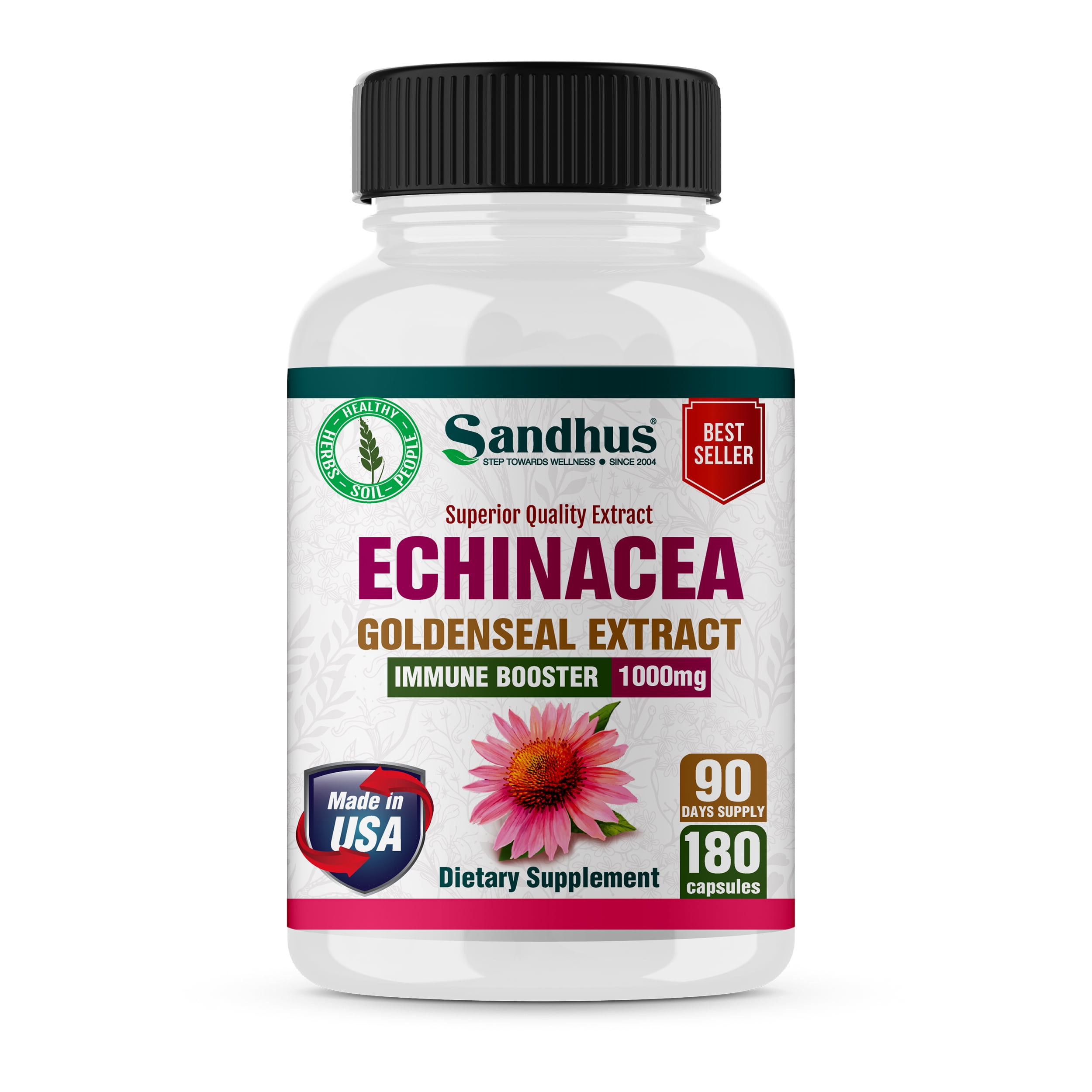 Echinacea Root Goldenseal Immune System Support Immune Booster and