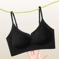 thumbnail image 7 of qelini Wireless Push up Bras for Women Seamless Breathable Everyday T-Shirt Bra with Shimmer Detail & Adjustable Straps, 7 of 7