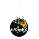 thumbnail image 2 of Placas redondas de bienvenida para puerta, colgantes de pared, coronas, eventos, adornos de temporada. Girasol, 2 of 9