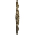 thumbnail image 4 of Ekena Millwork 28 3/8"OD x 3 3/4"ID x 1 5/8"P Benson Classic Ceiling Medallion (Fits Canopies up to 6 1/2"), Hand-Painted Mississippi Mud Crackle, 4 of 6