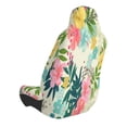 thumbnail image 2 of Honeii Tropical Flowers Print Car Seat Cover,Car Interior Covers,Universal Fit Seat Protector, Compatible with Most Cars, SUVs, Trucks, and Vans, 2 of 5