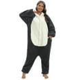 thumbnail image 4 of Cute Animal Onesie Pajamas for Adults Warm Cozy Animal Shape Sleepsuit Ideal for Sleepovers Parties and Lounging Comfortable and Adorable Animal Pajamas Perfect for Winter Fun, 4 of 6