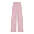 thumbnail image 6 of YOIAVAIOY 2026 Women Wide Leg Dress Pants Business Casual Flowy Work Palazzo Pant High Waisted Slacks Trousers Loose Fit Bottoms Pink M, 6 of 10