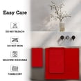 thumbnail image 6 of Casa Lino 4Pc Premium Bath Towel Set (1 Bath Towel, 2 Washcloths, 1 Hand Towel) - 100% Cotton, 400GSM & Ultra Absorbent (Red), 6 of 6