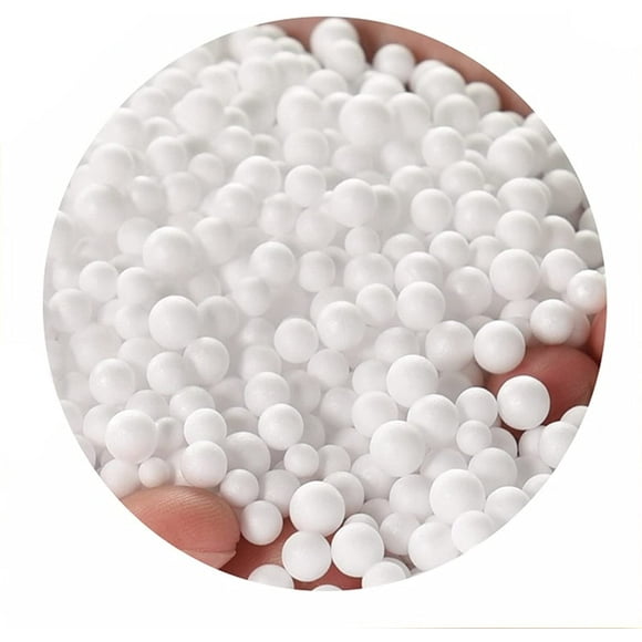 ORUYROP 500g/200g White Foam Balls, Bean Bag Filler, Bed Sleeping Pillow Bean Bags Chair Sofa Beads Filler Recreation Furniture (Color : 200g)