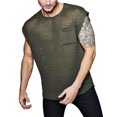 thumbnail image 2 of Men   Mesh Design Pure Colour Sleeveless Vest Breathable Quick Dry Undershirts for Workout Gym Sport Party, 2 of 6