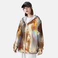 thumbnail image 4 of Fotbe Rainbow English Cocker Spaniel Men's Women's UPF 50+ Sun Protection Jacket Hooded Cooling Shirt with Pockets Hiking Outdoor Performance-3X-Large, 4 of 8