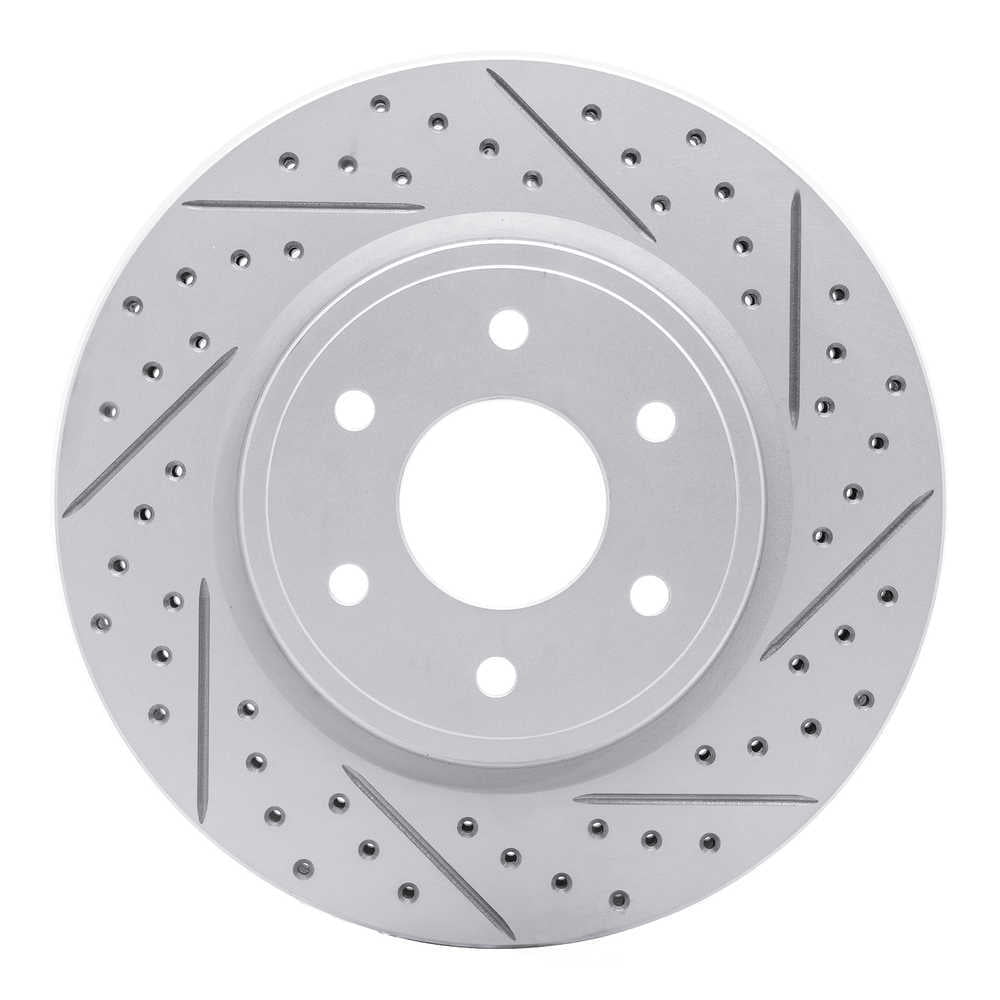 Dynamic Friction Company 830-67092R DFC Geoperformance Rotor - Drilled and Slotted