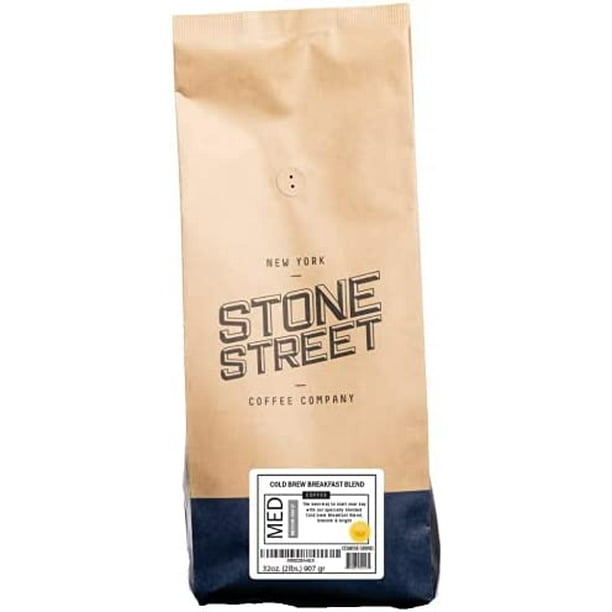 Stone Street Cold Brew Coffee, Breakfast Blend, Low Acid, 100 Arabica