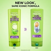 Garnier Fructis Curl Nourish Moisturizing Conditioner with Coconut Oil, 12 fl oz