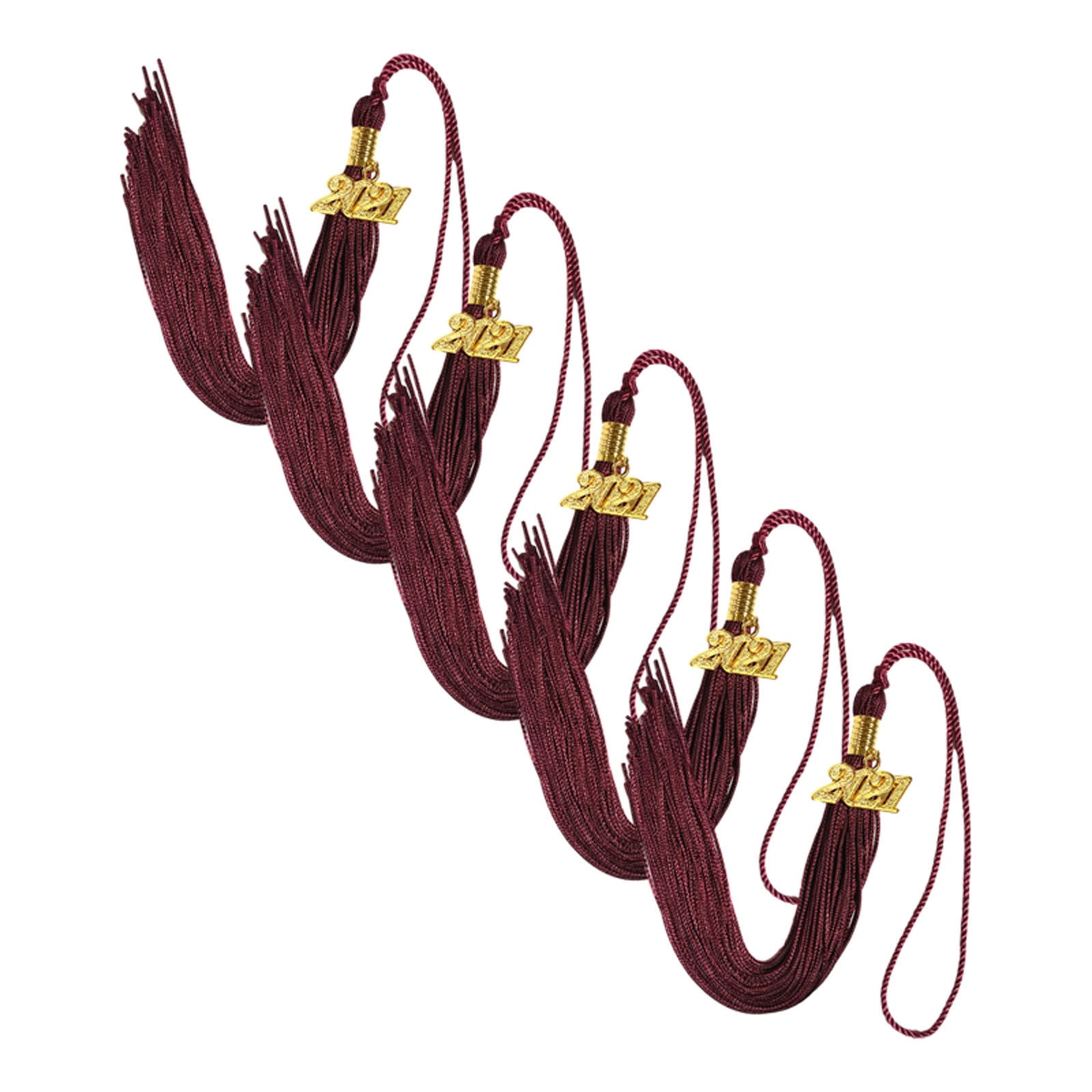 Fridja Academic Grade Graduation Tassels With 2021 Gold Pendants