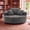 Gray, variant on Newest 55" Oversized Round Swivel Chair, 360° Rotating Chenille Accent Chair for Living Room & Bedroom, Beige