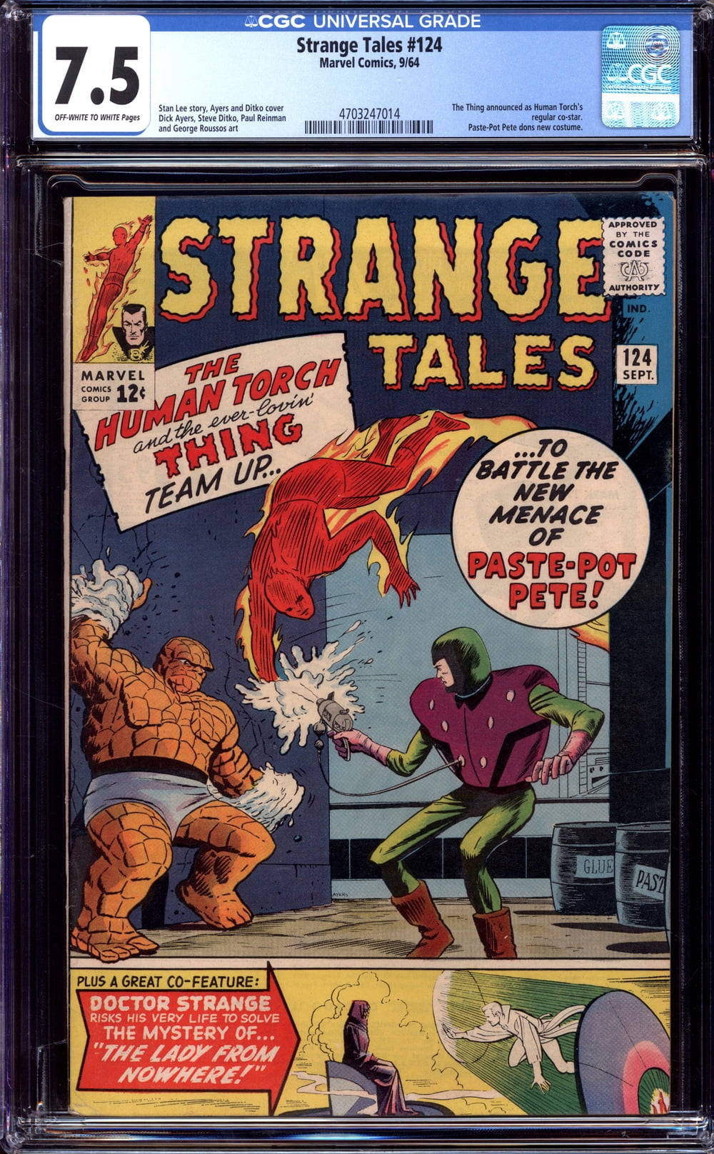 Cover of Strange Tales #124