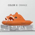 thumbnail image 3 of Cartoon Shark Flip Flops, Non-Slip Thick-Soled Beach Flip Flops, Quick-Drying Funny Pool Sandals, 3 of 5