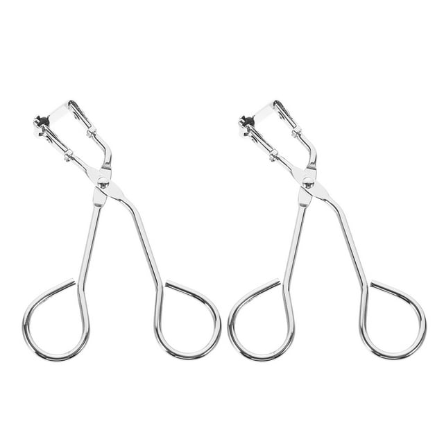 KAKOWELY 2 Pcs Mini Eyelash Curler Stainless Steel Eyelash Curler With Refill Pads Mini Lash Curler For Dramatic Lash Look And Fits All Eyelash Shapes,3.82X"X2.09"X0.35"
