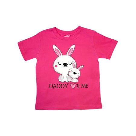 

Inktastic Daddy Loves Me- bunny family Gift Toddler Boy or Toddler Girl T-Shirt