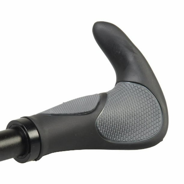 Pu?os ergonómicos de cuerno para bicicleta, con gel amortiguador/relleno de goma antideslizante, para bicicletas eléctricas, de combate, mtb, de ciudad, otros, Banban negro ShuxiuWang 8390614271470