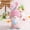 Pink, variant on Easter Lighted Gnome Dwarf Doll Pendant Holiday Window Decoration LED Light Up Easter Ornament Festive Home Indoor Outdoor Holiday Desk Wall Hanging Decor, 4.72*3.94*11.42in, Pink
