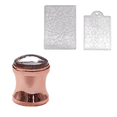 thumbnail image 1 of Sellos para decoración de uñas, plantillas para decoración de uñas, gelatina estampada de silicona transparente con raspador, suministros para decoración de uñas, herramientas de plantillas 3D para, 1 of 5
