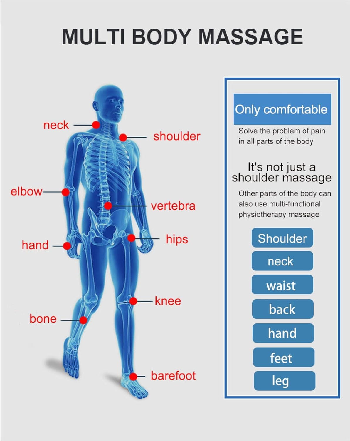 Muscle Massage Gun Massage Gun Beauty Health Muscular Neck Back Arm Massaggiatore Massagem Cervical