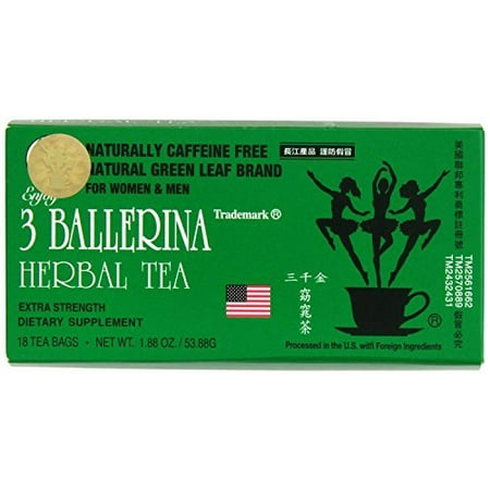 One Bag  3 Ballerina Tea Extra Strength Dieters (Best Tea Brands To Drink)