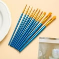 thumbnail image 4 of Acrylic Paint Brush Set 10pcs Nylon Hair Brushes for All Purpose Oil, 4 of 8