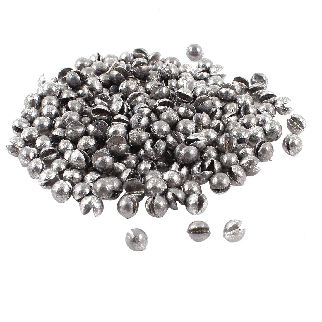 Round Split Shots Fishing Sinkers Lead Weight Tackle Gray 4.5mm Dia 100 ...