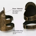 thumbnail image 3 of Knitting Thimble Protective Finger Cover for Hand Sewing and Crafting Textile Projects, 3 of 5