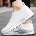 thumbnail image 2 of GLYGML Slip-On Sneakers Lightweight Breathable Sock-Style Walking Shoes with Air Hole Sole for Casual Daily Wear, 2 of 5