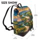 thumbnail image 2 of Easygdp Sunflowers At Sunset Mochila de Cuero para Mujeres, Bolso de Hombro, Bolsos de Mano de Moda para Trabajo y Viajes, 2 of 4