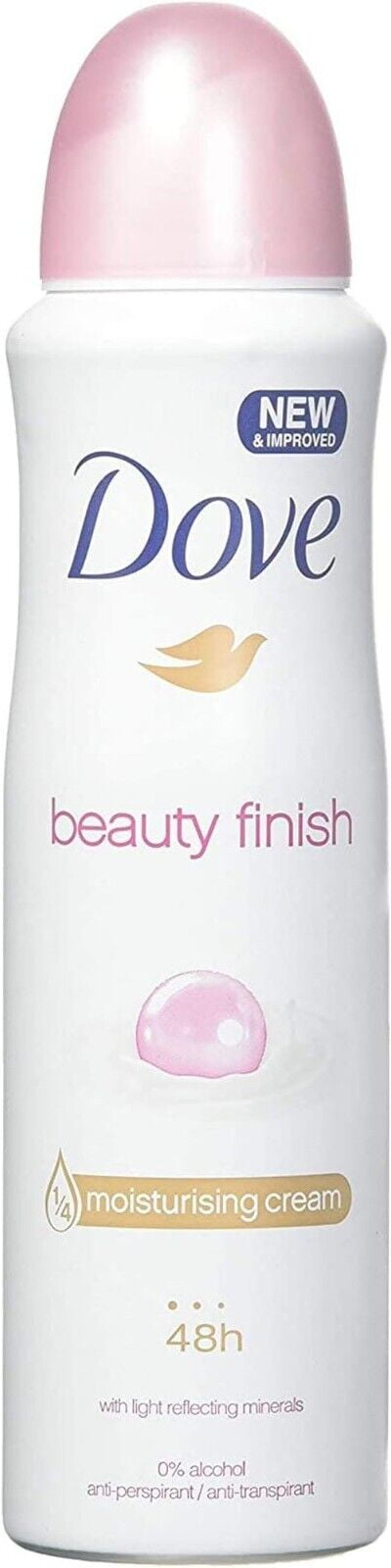 12 Packs Of Dove Beauty Finish Anti Perspirant Deodorant Spray 150 Ml