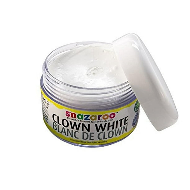 Snazaroo Face Paint Clown White, 50ml