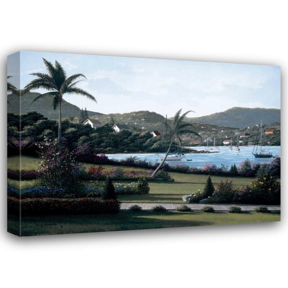 Bill Saunders 24x18 Gallery Wrapped Canvas Wall Art Titled - Seabreeze
