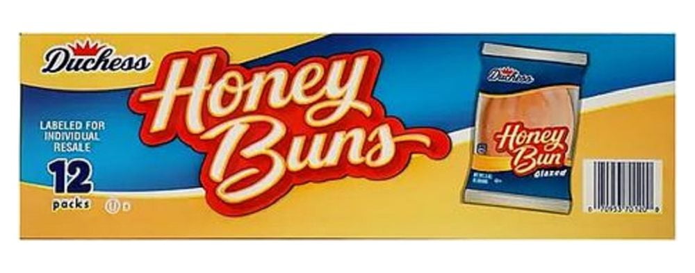 Duchess Honey Buns, 3 Ounce (12 Pack)