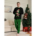 thumbnail image 6 of GYRATEDREAM Family Christmas Pjs Matching Sets Holiday Jammies Sleepwear Christmas Pajamas for Family Mommy and Me Xmas Outfits Xmas PJS Set for Couples and Kids for M(Dad) Black, 6 of 9