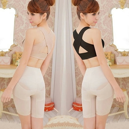 

BetterZ 4Pcs Women Chest Brace Support Belt Band Posture Corrector X Type Back Shoulder Vest