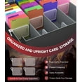 thumbnail image 4 of Caja de almacenamiento de tarjetas coleccionables MoKo 3000+ MTG con separadores, negro y gris, 4 of 8