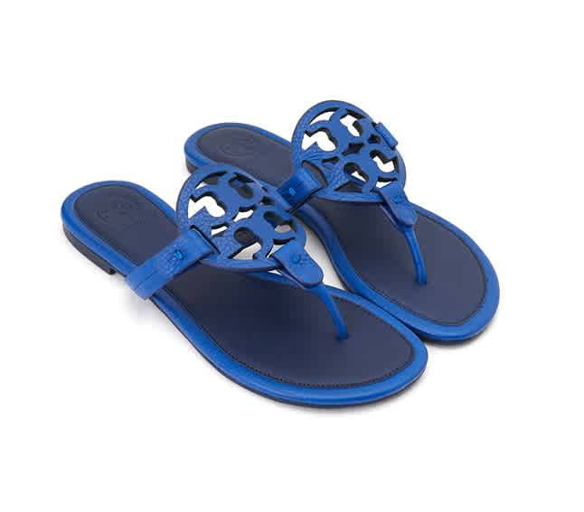 tory burch nautical blue miller sandals
