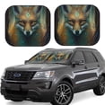 thumbnail image 1 of Fotbe Vintage Pattern Fox Juego de 2 Piezas de Parasoles para Parabrisas | Bloqueador Solar para Auto | Accesorios Plegables para Protección Solar Interior-Medium, 1 of 6