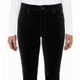 thumbnail image 2 of Well Worn Womens High Rise Luxe Velvet Tapered Pant Black 16/36, 2 of 4