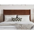 thumbnail image 6 of AFI Pasadena Full Solid Wood Low Profile Platform Bed, Walnut, 6 of 12