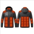 thumbnail image 4 of ToyKingdee Men's Heated Jacket Rechargeable with 29 Heating Zones Winter Warm Outdoor Electric Heat Puffer Jackets Insulated Coat, 4 of 9