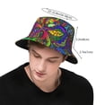 thumbnail image 3 of ZICANCN Bucket Hat -Wallpaper Background Unisex Print Double-Side-Wear Bucket Hat for Fishing Beach Outdoor, 3 of 5