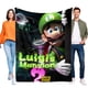 thumbnail image 1 of Luigi's Mansion anti-pilling, suave, ligera, esponjosa y acogedora de lujo para hogar y cocina – Perfecta para niños y adultos,150X120cm, 1 of 6