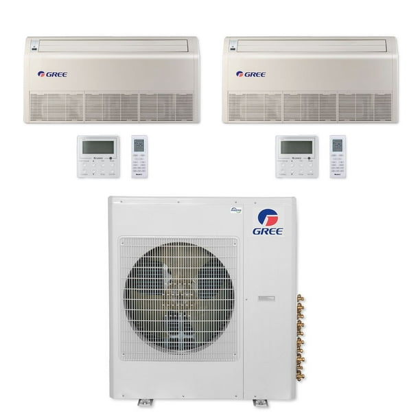 Gree MULTI36CFLR205 36,000 BTU Multi21+ DualZone Floor/Ceiling Mini
