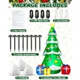 thumbnail image 3 of 12FT Christmas Tree Inflatables, Giant Blow Up Christmas Tree with Boxes, Lighted Up Xmas Inflatables with Rotating Snowflake Lights for Xmas, 3 of 9