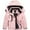 Pink Camo, variant on Girls Waterproof Ski Jacket Kids Winter Warm Snow Coat Hood Fleece Raincoats