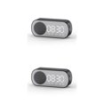 thumbnail image 3 of Bearachild Pantalla grande Reloj despertador digital Funcionamiento con botón recargable Altavoz compatible con Bluetooth Suministros domésticos Type3 NO3 Bearachild CBP164614, 3 of 5